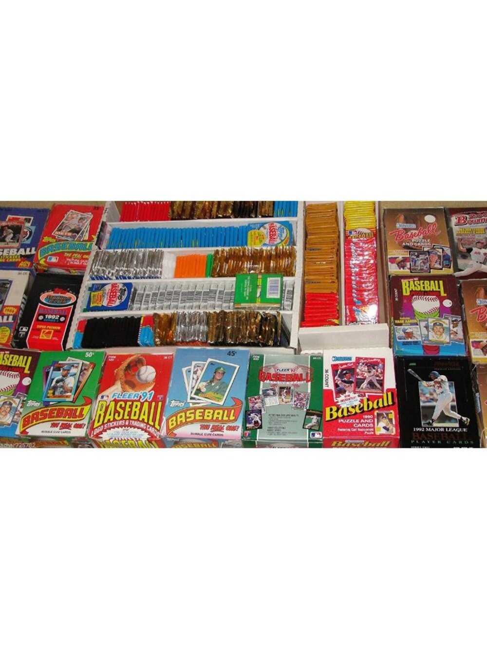 Vintage Baseball Card Packs - 600 Unopened Cards (1986-1994) - Mint Condition